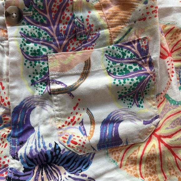 Anthropologie Maeve Colette Linen crop - Picture 3 of 5